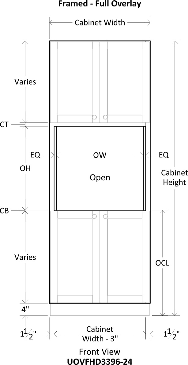 Specsheet App Cabinet Utility Oven Door 1