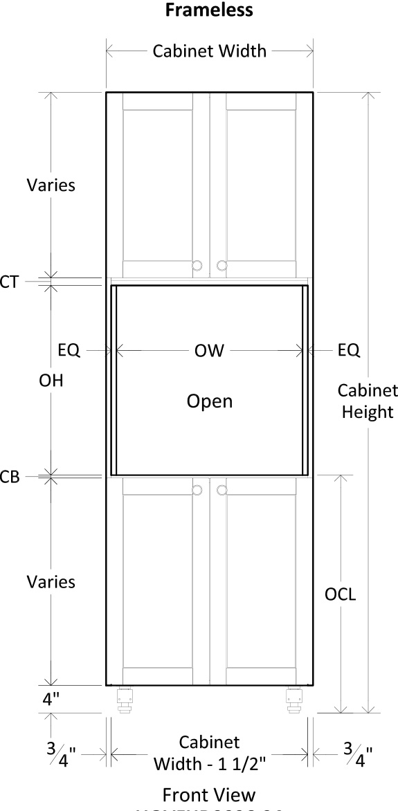 Specsheet App Cabinet Utility Oven Door 3