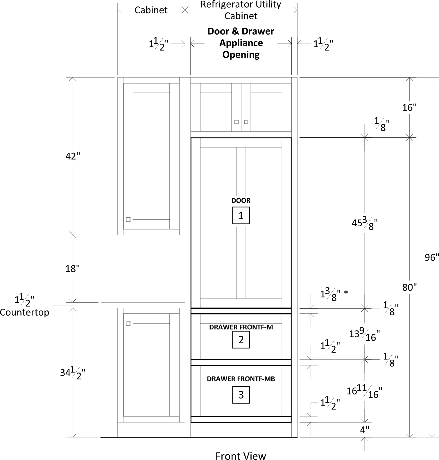 Specsheet App Panel Refrigeration Door Drawer Tall Da 2