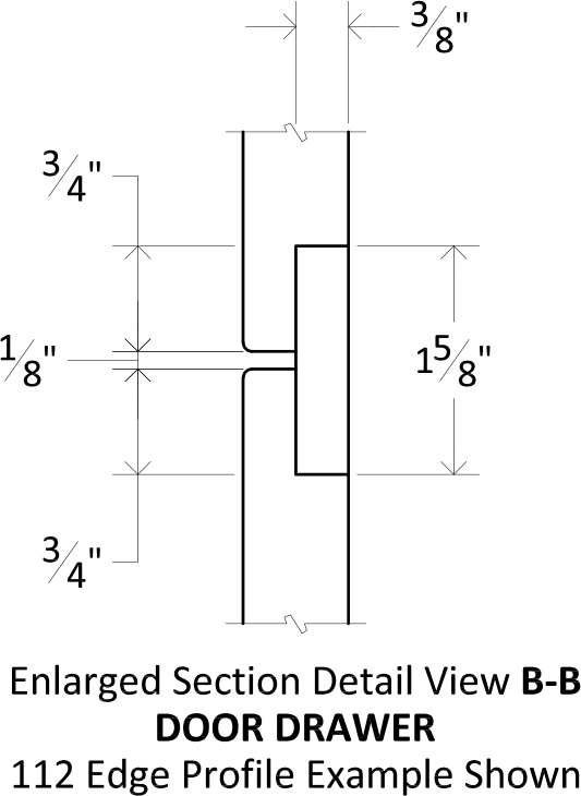 Specsheet App Panel Refrigeration Undercounter Door Detail Bb