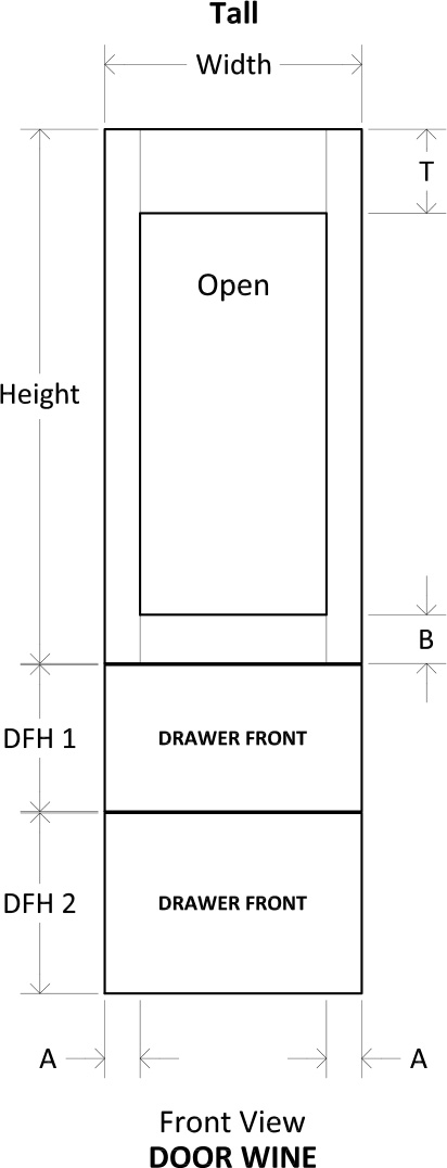 Specsheet App Panel Wine Door Frame Only 2