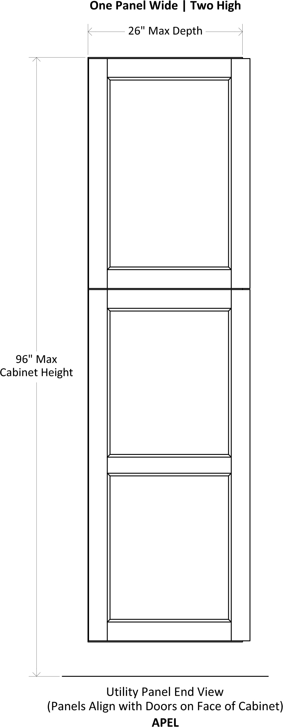 Specsheet Applied Panel End Frameless Utility 1