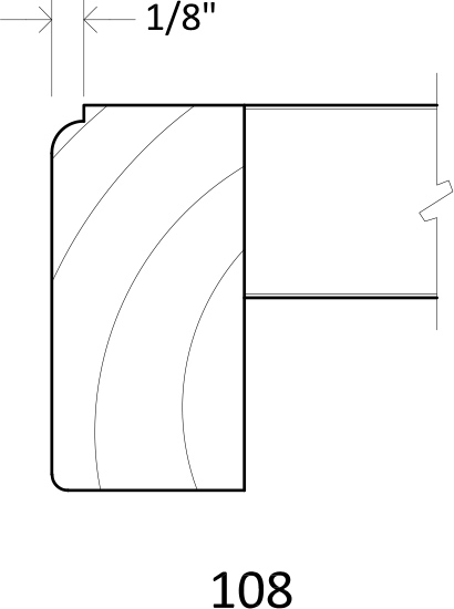 Specsheet Wood Top Veneer Profile 3B